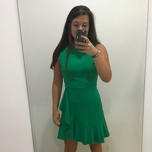 SMALL DO + BE GREEN MINI DRESS